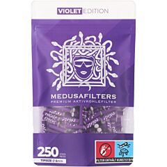 Medusa Filter Aktiv-Kohle VIOLET EDITION / 250 Stück