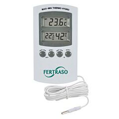 Digitales Thermo-Hygrometer mit externem Temperatursensor Fertraso