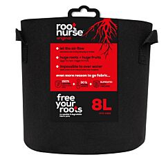 Root Nurse Black Pot   -8 L