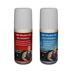 Pre- & Post Workout CBD Muskel Gel  (Set)