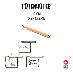 Tütenhüter XS - Creme 10 cm