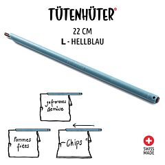Tütenhüter L - Hellblau 22 cm