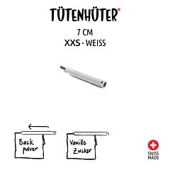 Tütenhüter XXS - Weiss 7 cm