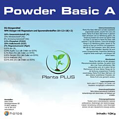 PlantaPlus Powder Basic A  - 10 Kg