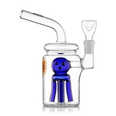 Jellyfish Jar Bong 7" blau  von HEMPER