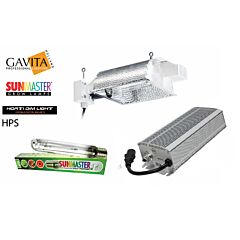 Lampenset 600W HPS Sunmaster / Gavita HORTISTAR Reflektor