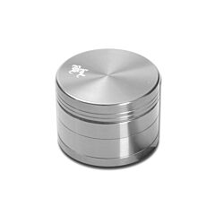 Black Leaf Aluminium-Grinder 4-tlg. mit Magnet-Silber