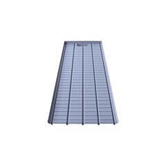 Ebb & Flow-Tisch-Einsatz 1200 x 1000 x 61 mm / 3 Seiten geschlossen mit Sumpf
