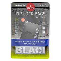 Noaks Zip Lock Bags - Black OP