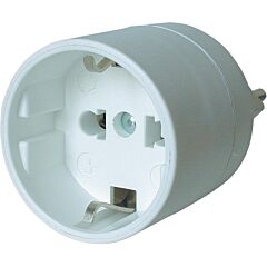 CH Adapter weiss - 3-polig - Typ13 Schuko
