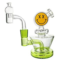 Goody Glass - Big Face Mini Dab Rig 4-Piece Kit