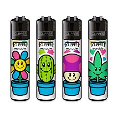 CLIPPER Feuerzeug GROW POTS