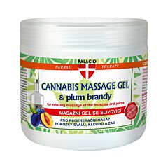 PALACIO Hanf-Massagegel mit Pflaumenschnaps, 600 ml