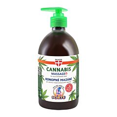 PALACIO Cannabis Massage Gel Forte mit Pumpe, 500 ml