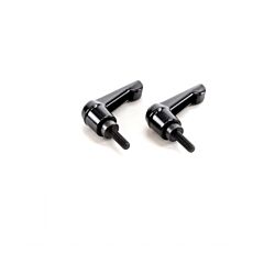 Lever Black 10-24 X 5/8 X 1-5/8 Handle Two Pack (Crossbar)