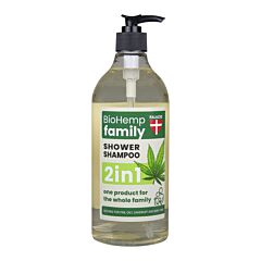 PALACIO 2in1 BioHemp Dusch-Shampoo für die ganze Familie, 750 ml