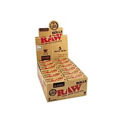 RAW Classic Rolls Slim, 5m- 100% Natural (24 Stück)