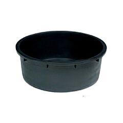 Wasserwanne PE rund, schwarz 150 Liter